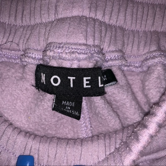 Motel Rocks Roider Jogger In Violet ANGEL Embro Size Medium - Picture 8 of 12